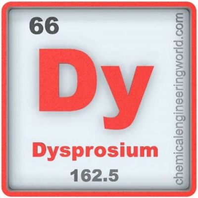  Dysprosium: Magiczny Element w Przemysłowej Składance Technologii!